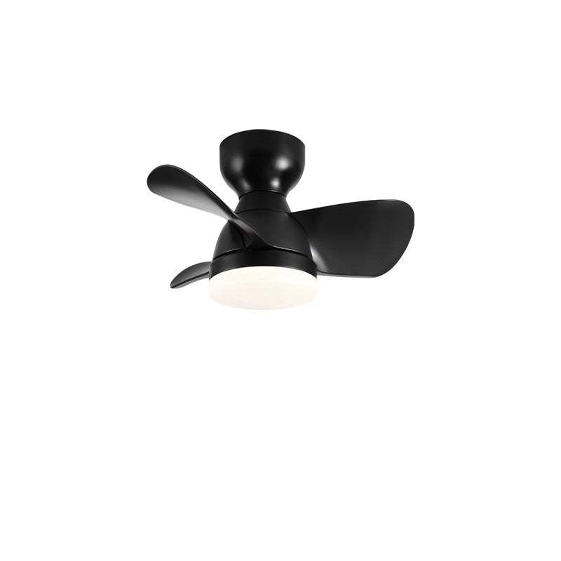 Retro Three Fan Blade Iron Acrylic LED Fan Light