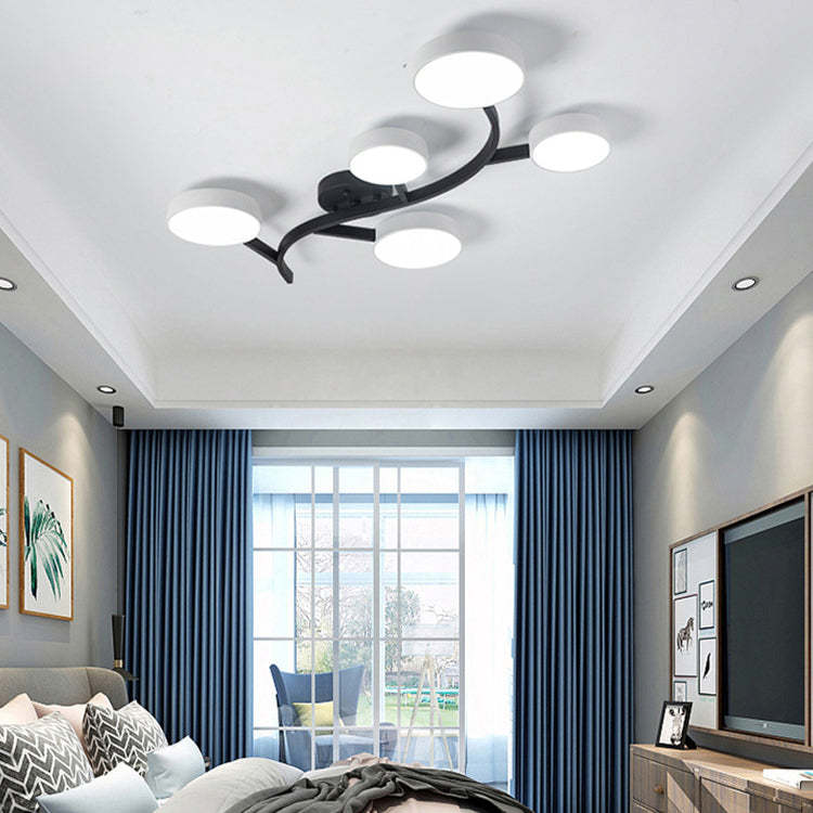 Scandinavian Tree Branch Dome Ceiling Light — 3 - White / Warm Light(3000K) / 220V-240V For UK/AU