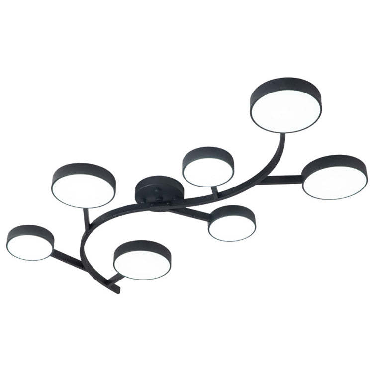 Scandinavian Tree Branch Dome Ceiling Light — 5 - Black / Warm Light(3000K) / 110V-120V For US/CA