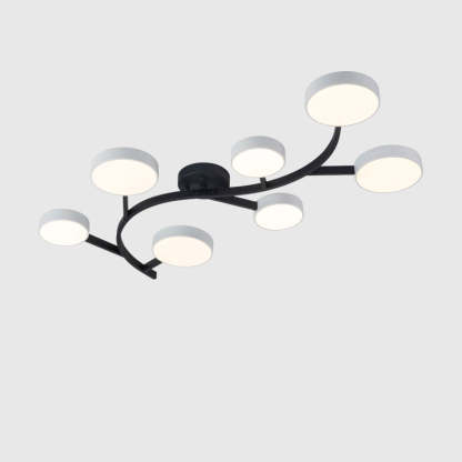 Scandinavian Tree Branch Dome Ceiling Light — 3 - Gray / Warm Light(3000K) / 220V-240V For UK/AU