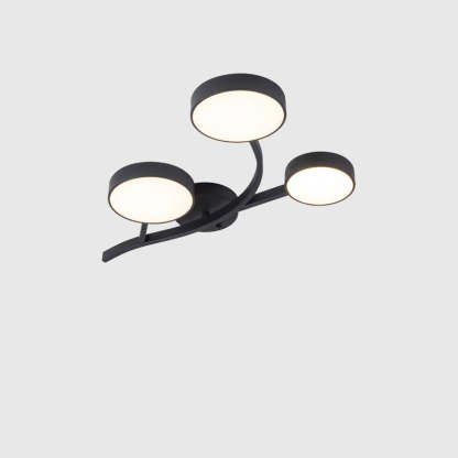 Scandinavian Tree Branch Dome Ceiling Light — 3 - Gray / White Light (5000K) / 110V-120V For US/CA