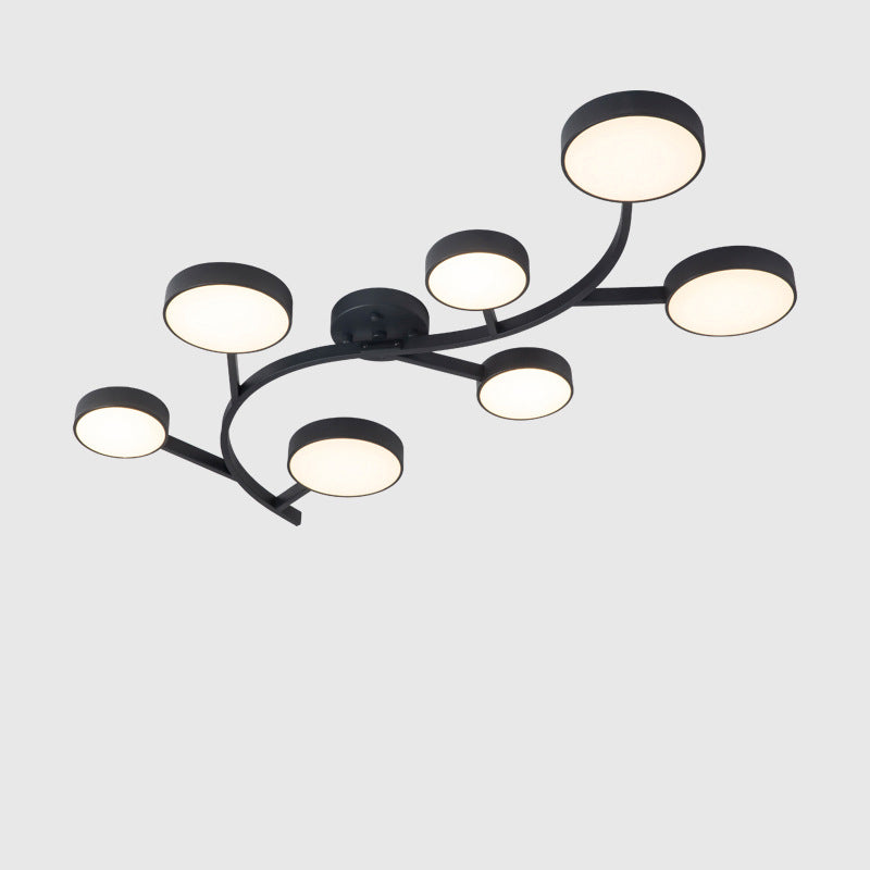 Scandinavian Tree Branch Dome Ceiling Light — 5 - White / Warm Light(3000K) / 110V-120V For US/CA