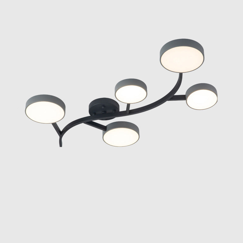 Scandinavian Tree Branch Dome Ceiling Light — 5 - White / White Light (5000K) / 110V-120V For US/CA