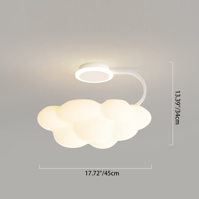 Nordic Dome Cloud Iron LED Ceiling Light