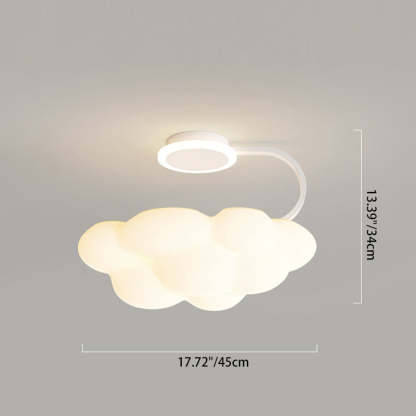 Nordic Dome Cloud Iron LED Ceiling Light
