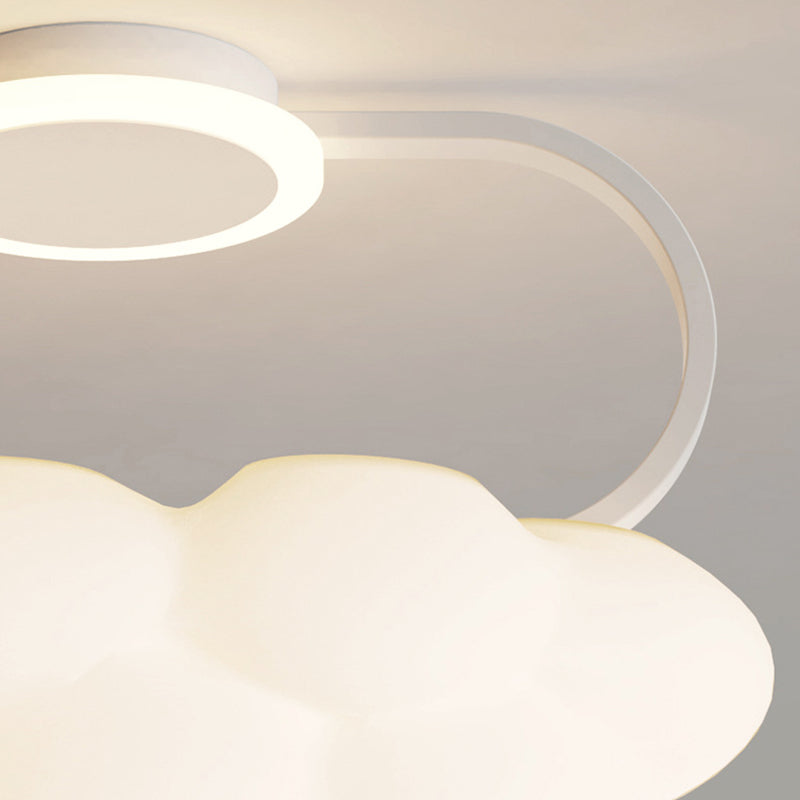 Nordic Dome Cloud Iron LED Ceiling Light