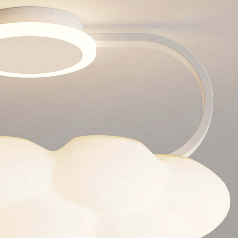 Nordic Dome Cloud Iron LED Ceiling Light
