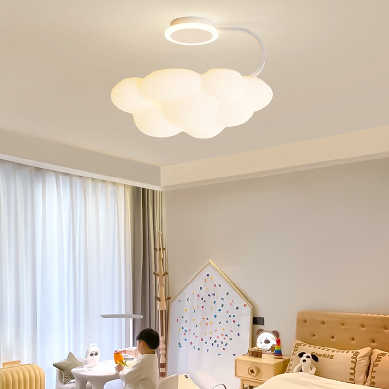 Nordic Dome Cloud Iron LED Ceiling Light