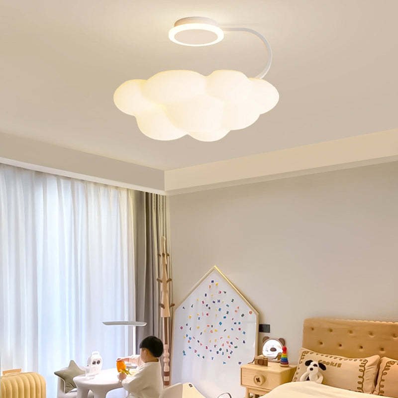 Nordic Dome Cloud Iron LED Ceiling Light