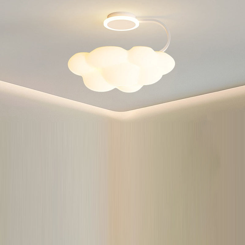 Nordic Dome Cloud Iron LED Ceiling Light