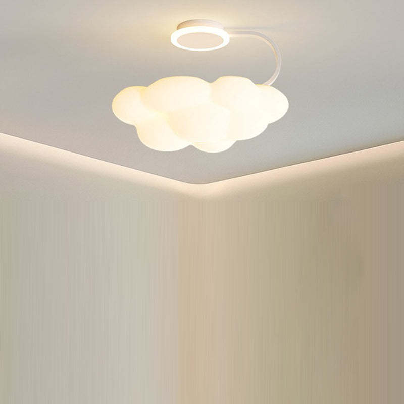 Nordic Dome Cloud Iron LED Ceiling Light