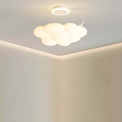 Nordic Dome Cloud Iron LED Ceiling Light