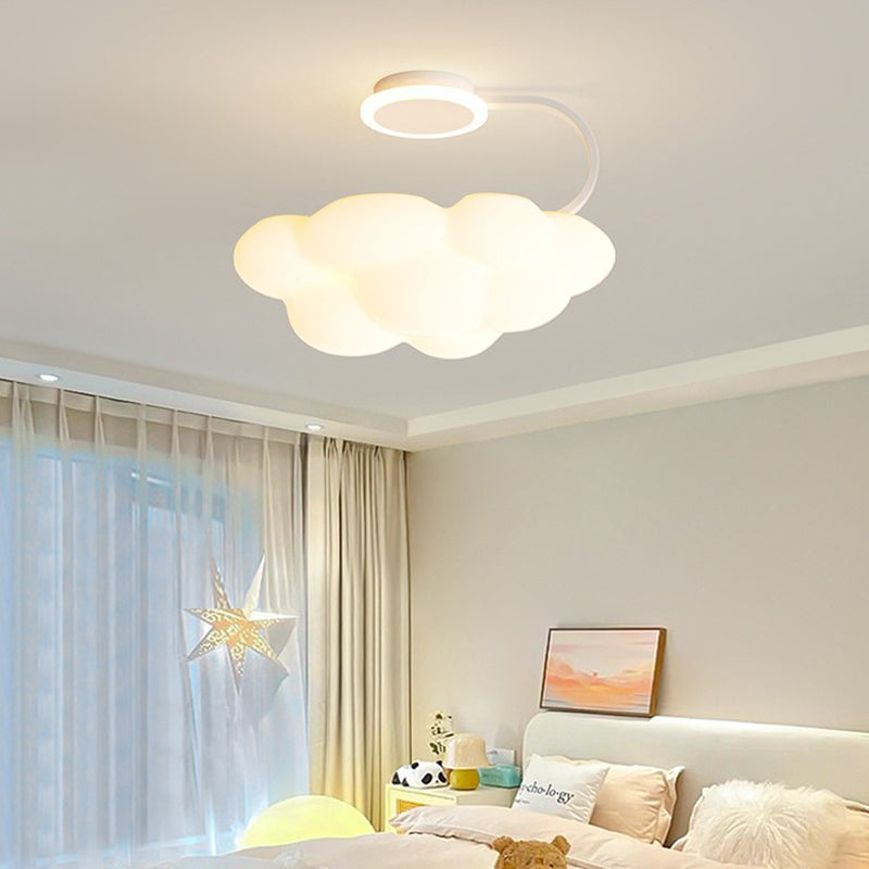 Nordic Dome Cloud Iron LED Ceiling Light