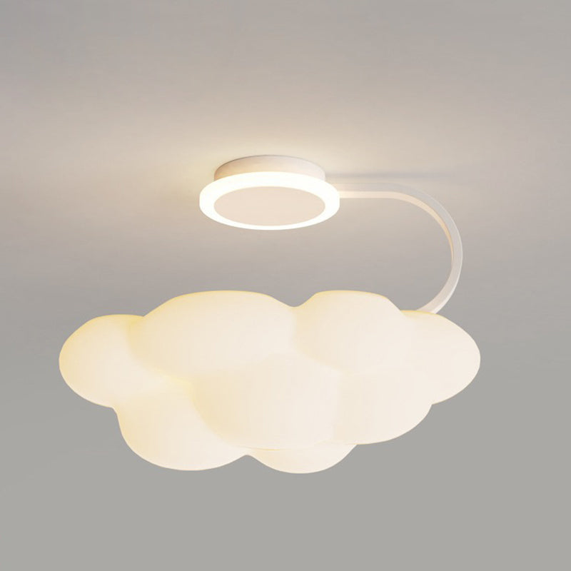 Nordic Dome Cloud Iron LED Ceiling Light