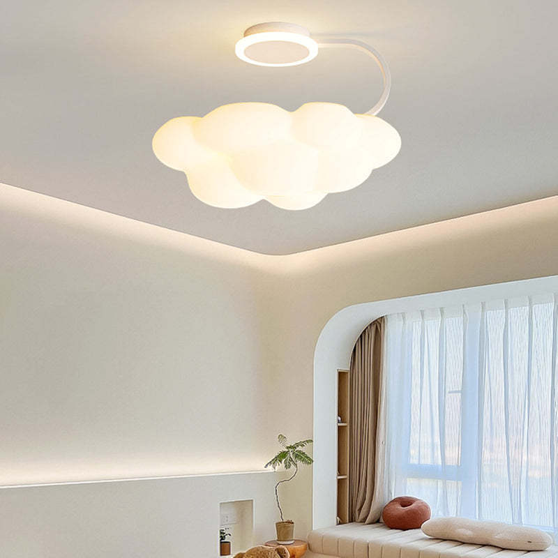 Nordic Dome Cloud Iron LED Ceiling Light