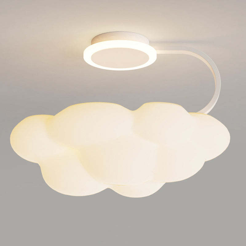 Nordic Dome Cloud Iron LED Ceiling Light