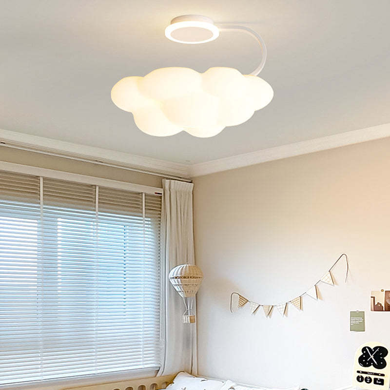 Nordic Dome Cloud Iron LED Ceiling Light