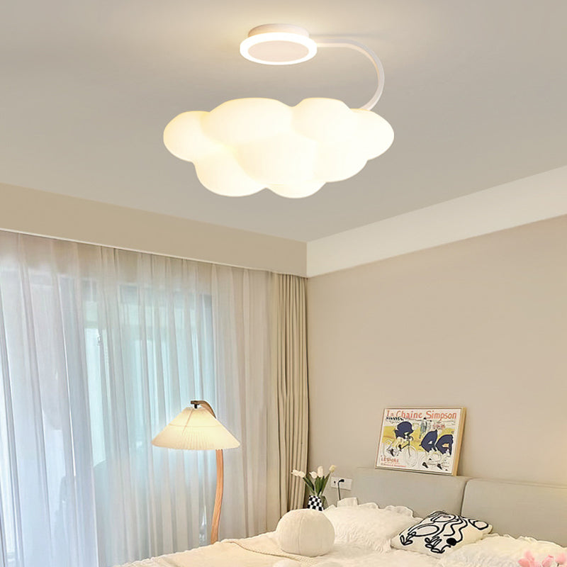 Nordic Dome Cloud Iron LED Ceiling Light
