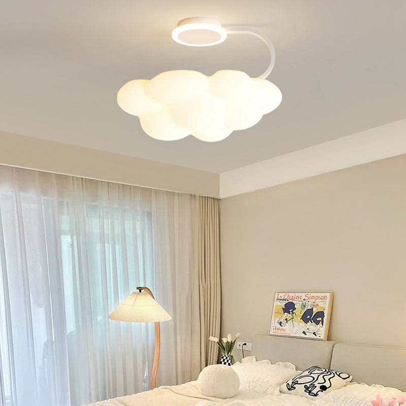 Nordic Dome Cloud Iron LED Ceiling Light