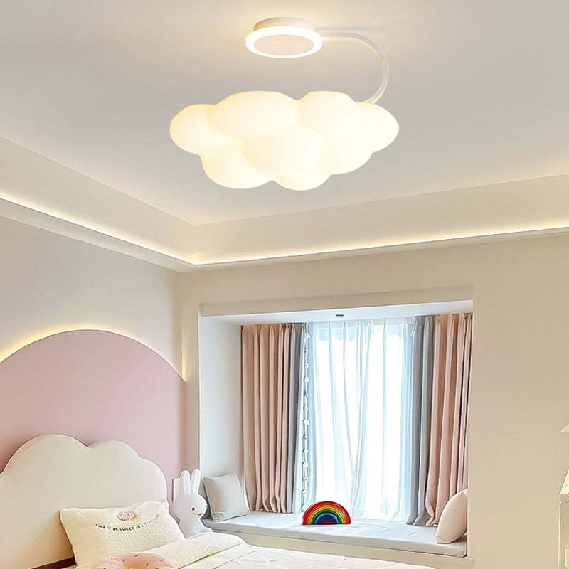 Nordic Dome Cloud Iron LED Ceiling Light