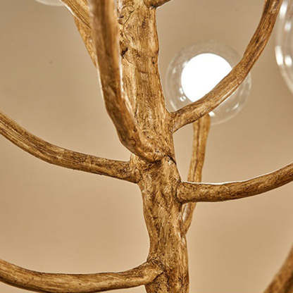 Japanese Dome Tree Branch Polymer Glass Chandelier — 15 / 220V-240V For UK/AU