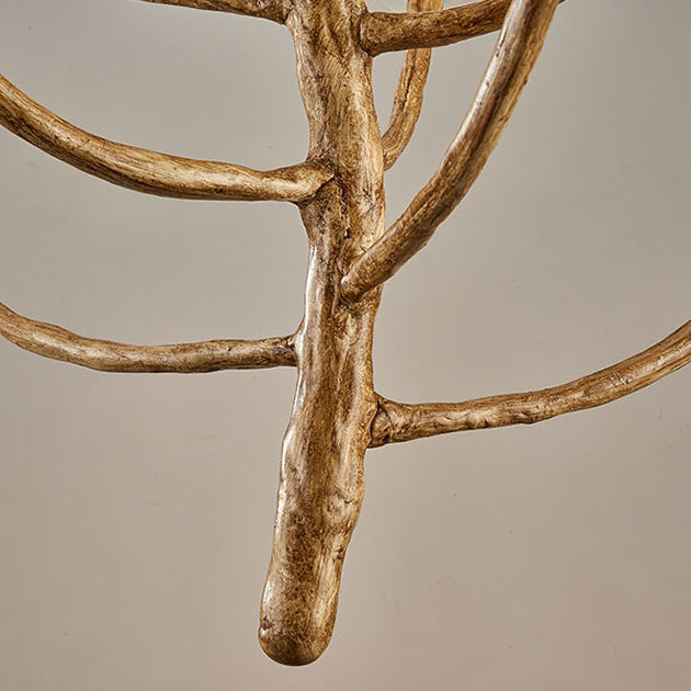 Japanese Dome Tree Branch Polymer Glass Chandelier