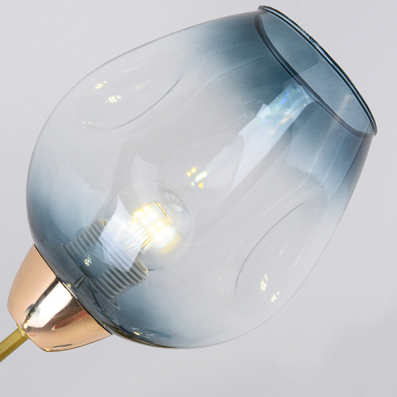 Nordic Gradient Iron Dome 4/6-Light Ceiling Light