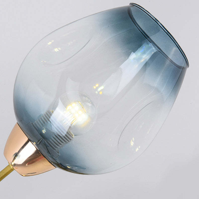 Nordic Gradient Iron Dome 4/6-Light Ceiling Light
