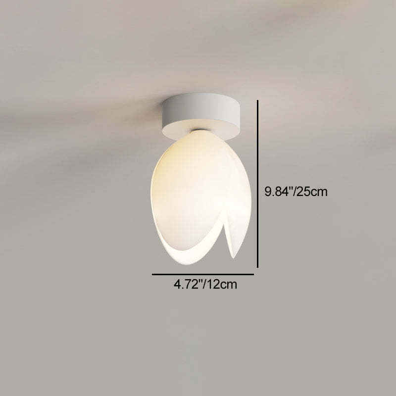 Nordic Iron Tulip Flower Dome Ceiling Light