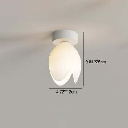 Nordic Iron Tulip Flower Dome Ceiling Light