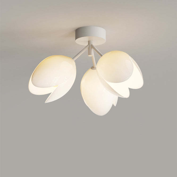 Nordic Iron Tulip Flower Dome Ceiling Light