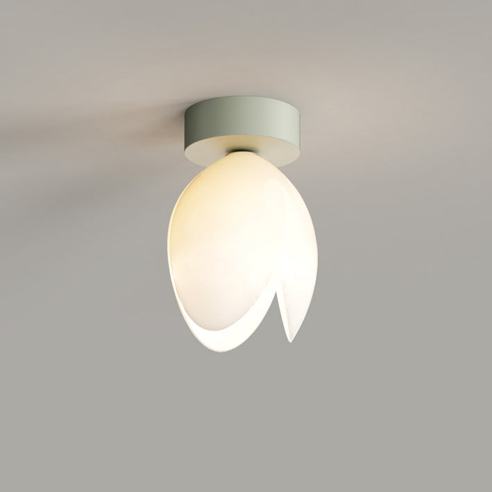 Nordic Iron Tulip Flower Dome Ceiling Light