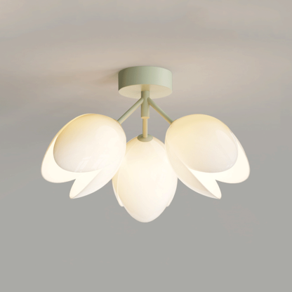 Nordic Iron Tulip Flower Dome Ceiling Light
