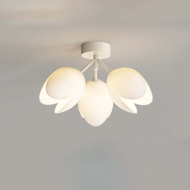 Nordic Iron Tulip Flower Dome Ceiling Light