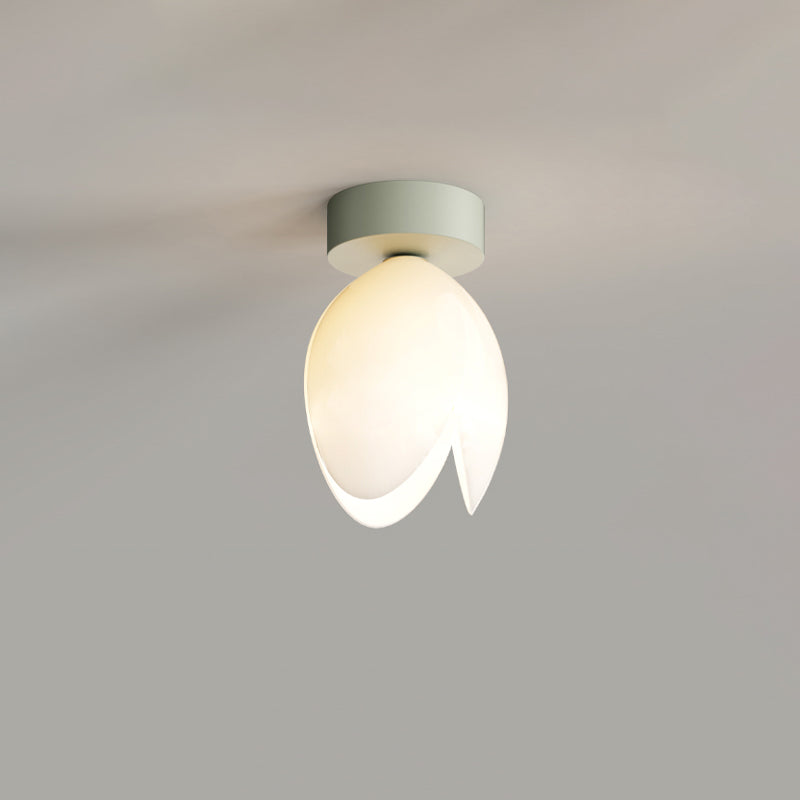 Nordic Iron Tulip Flower Dome Ceiling Light