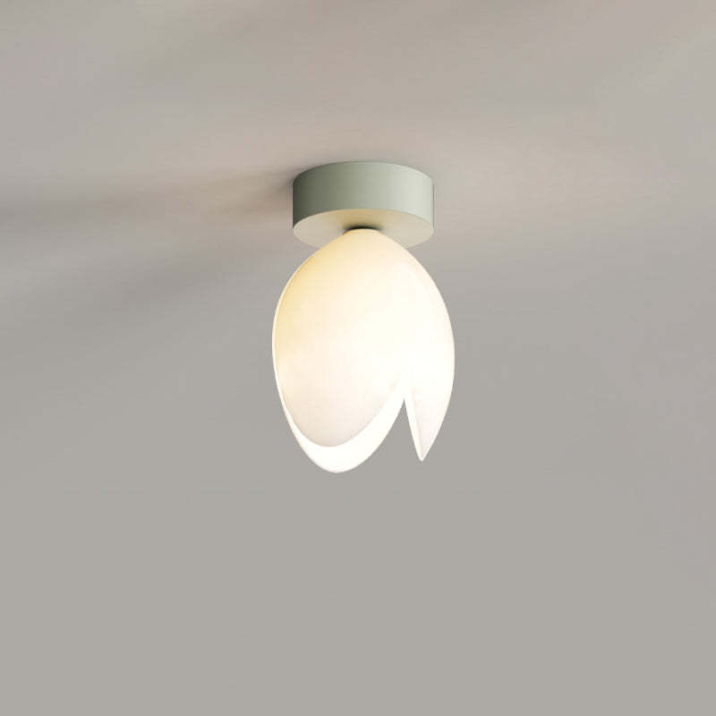 Nordic Iron Tulip Flower Dome Ceiling Light