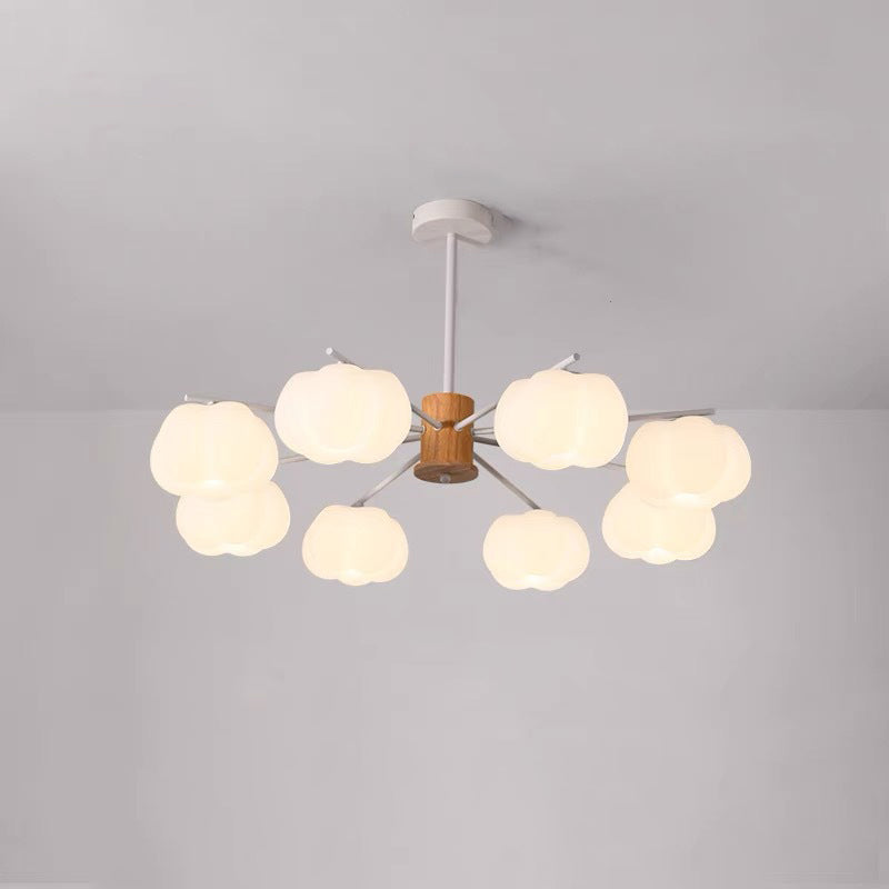 Japanese Dome Marshmallow Iron Chandelier