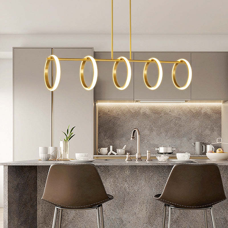 Scandinavian Straight Line Circle Silicone