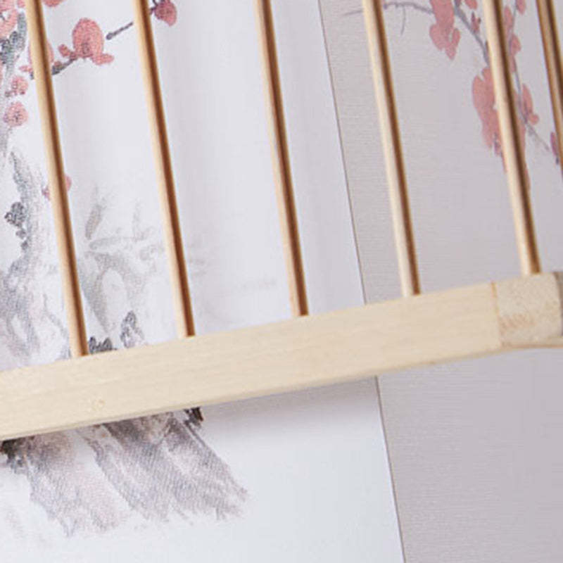 Japanese Square Embroidery Bamboo Chandelier
