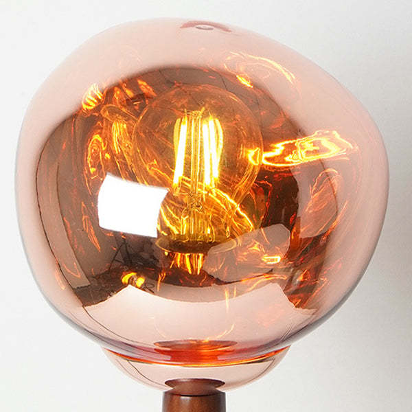 Scandinavian Lava Solid Wood Acrylic Table Lamp — Rose Gold / 110V-120V For US/CA