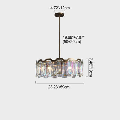 Modern Dome Crystal Chandelier — 6 / 220V-240V For UK/AU