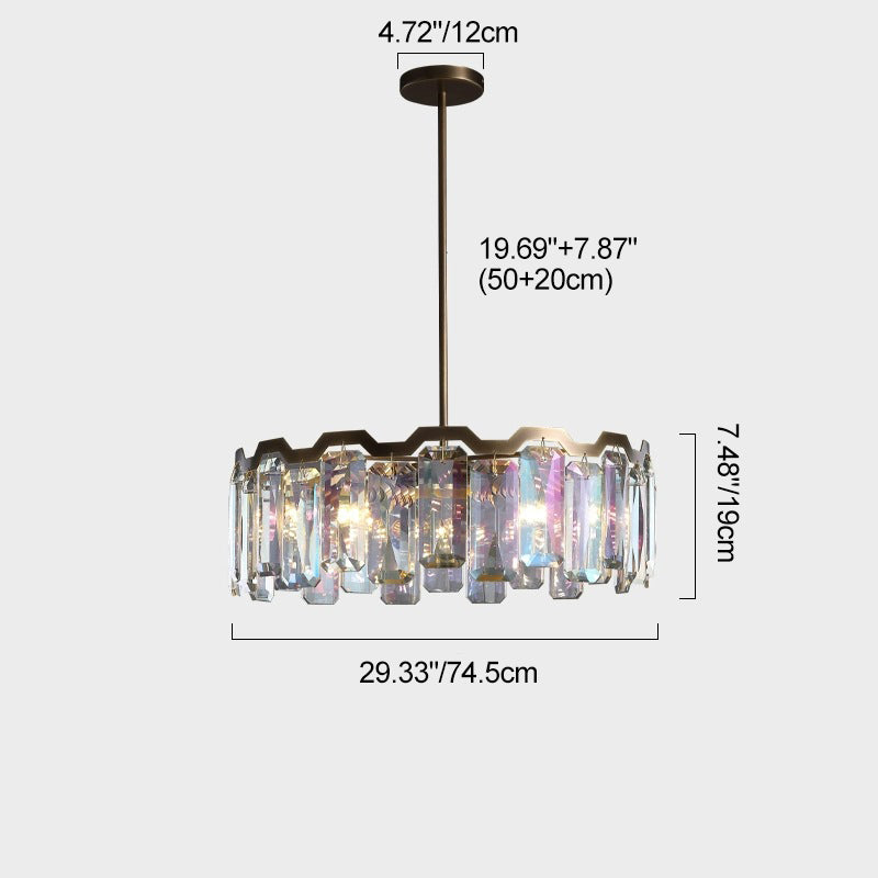 Modern Dome Crystal Chandelier — 8+5 / 110V-120V For US/CA