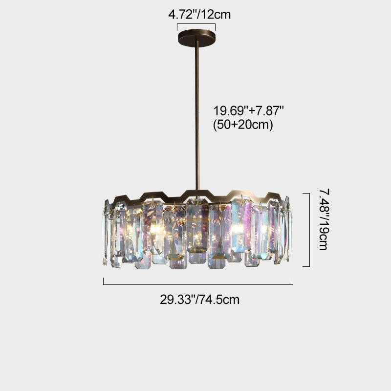 Modern Dome Crystal Chandelier — 8+5 / 110V-120V For US/CA