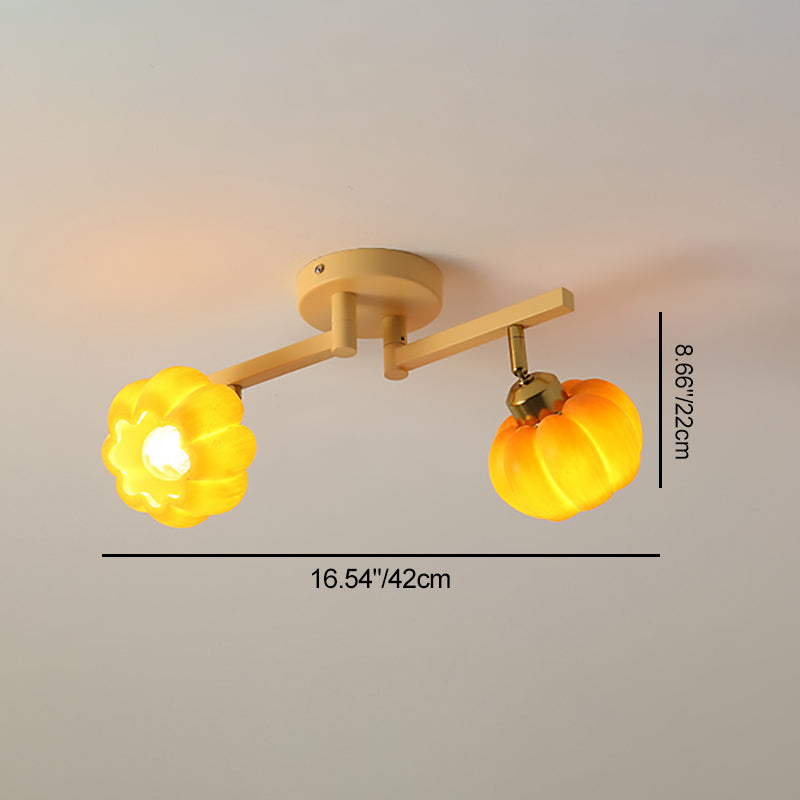 Nordic Resin Dome 2/3/4/5/6-Light Ceiling Light