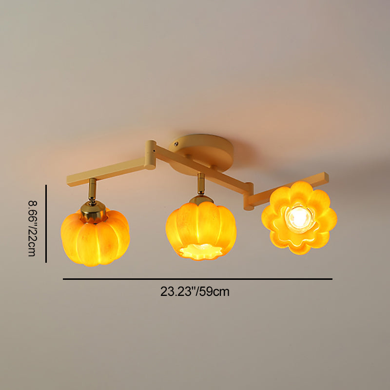 Nordic Resin Dome 2/3/4/5/6-Light Ceiling Light