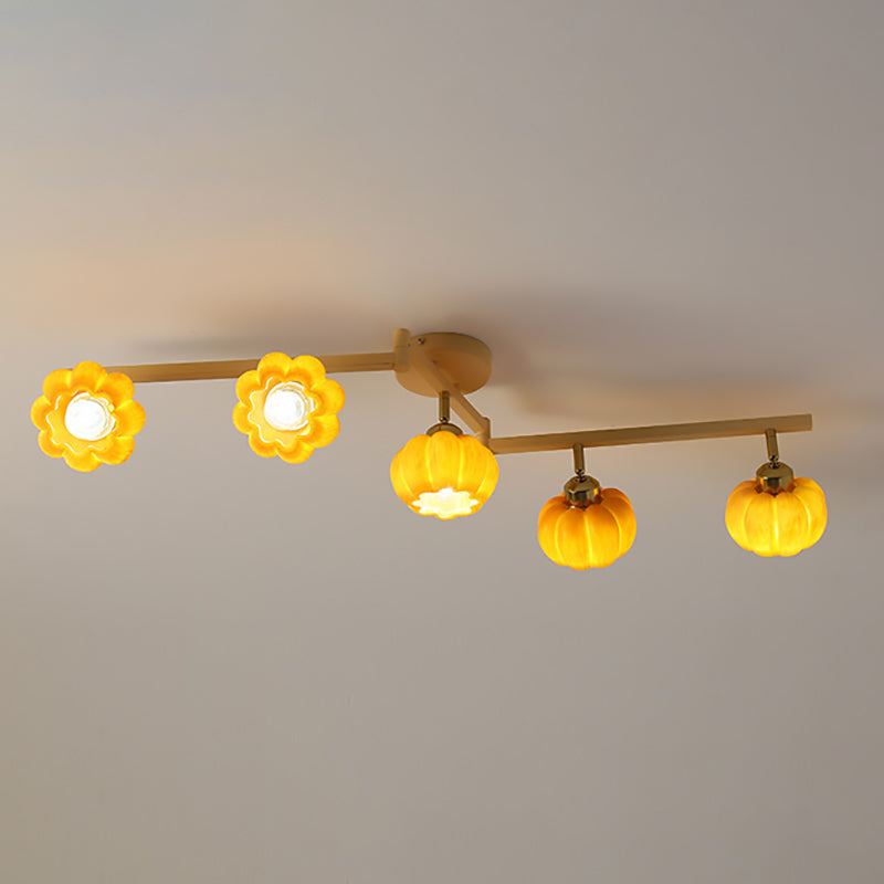 Nordic Resin Dome 2/3/4/5/6-Light Ceiling Light