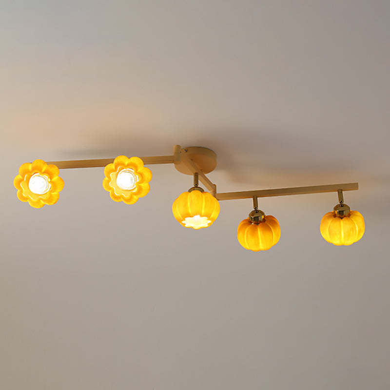 Nordic Resin Dome 2/3/4/5/6-Light Ceiling Light