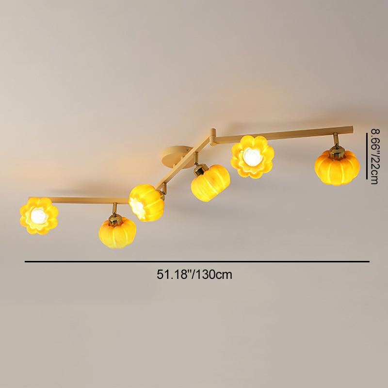 Nordic Resin Dome 2/3/4/5/6-Light Ceiling Light