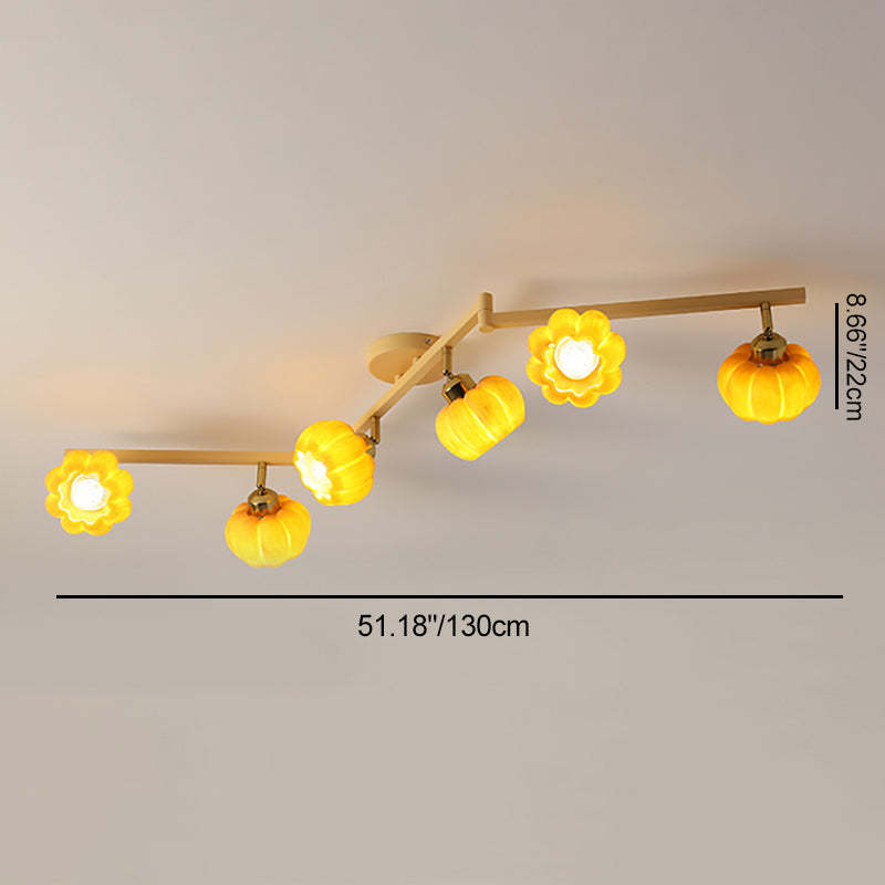 Nordic Resin Dome 2/3/4/5/6-Light Ceiling Light