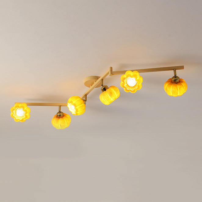Nordic Resin Dome 2/3/4/5/6-Light Ceiling Light